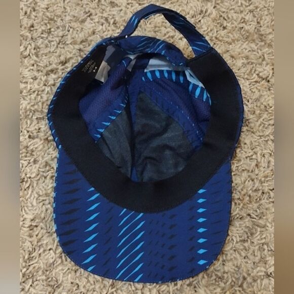 Under Armour Hat, Women's Blue Adjustable Velcro Athletic Running Cap One Size - Picture 5 of 10